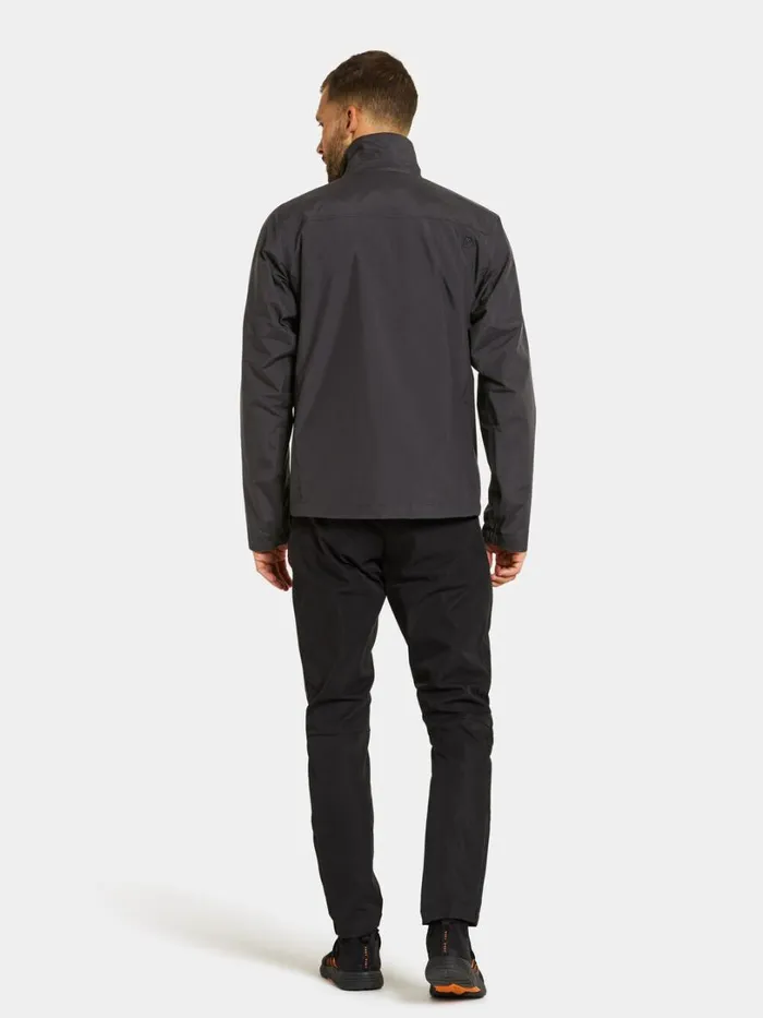 August Jacket Black Men Didriksons Spring Jackets