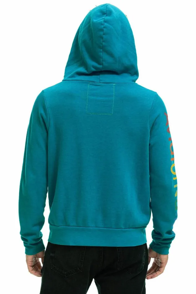 Austin Hoodie 8211 Teal WomenMen Aviator Nation Hoodies