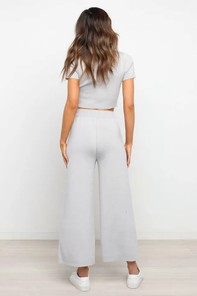Ayers Set Grey Women Loungewear Petal and Pup