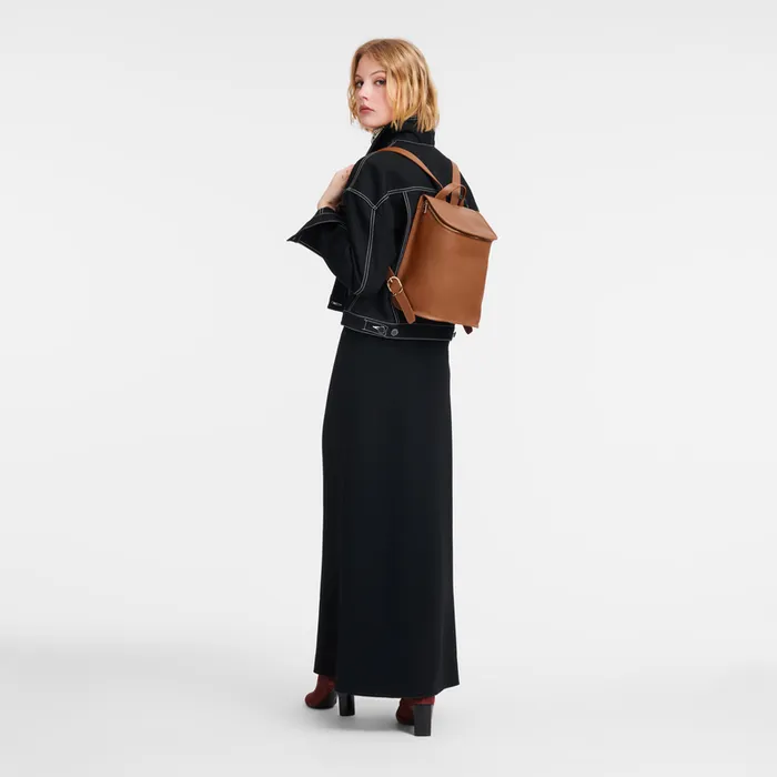 Backpacks Longchamp Women Le Foulonn Backpack Caramel