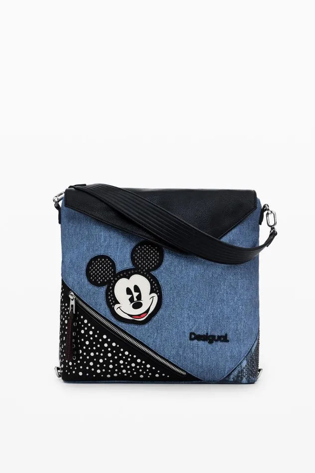 Backpacks Women Desigual Mickey L Denim Backpack Blue