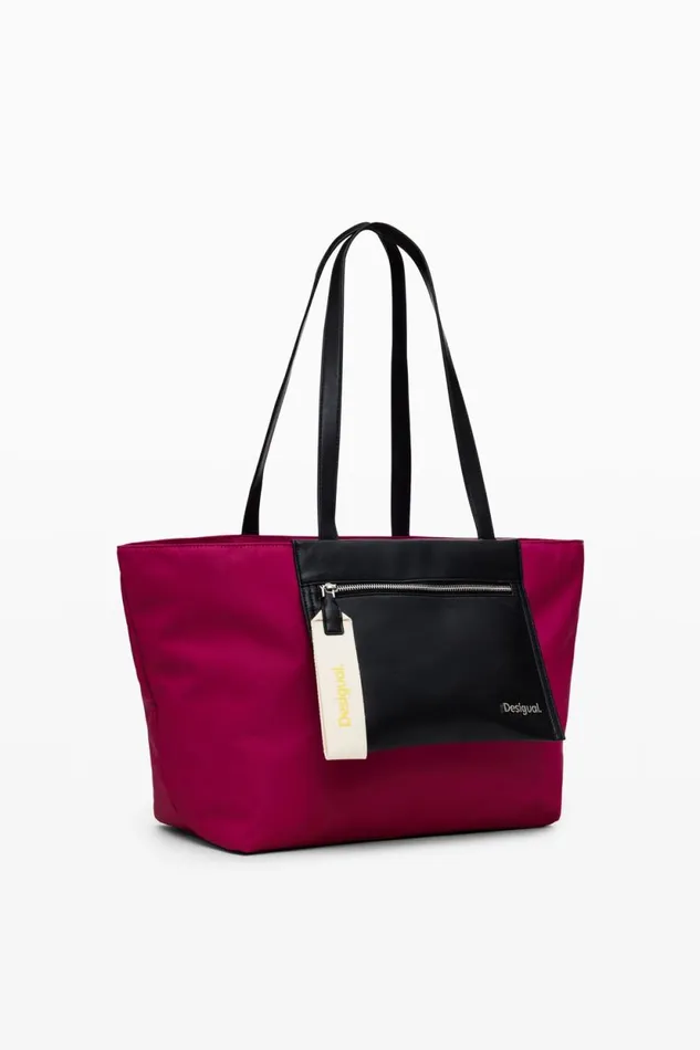 Bags Women Desigual Desigual Shopper Bag Red