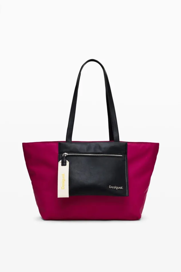 Bags Women Desigual Desigual Shopper Bag Red