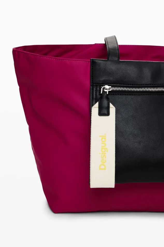 Bags Women Desigual Desigual Shopper Bag Red