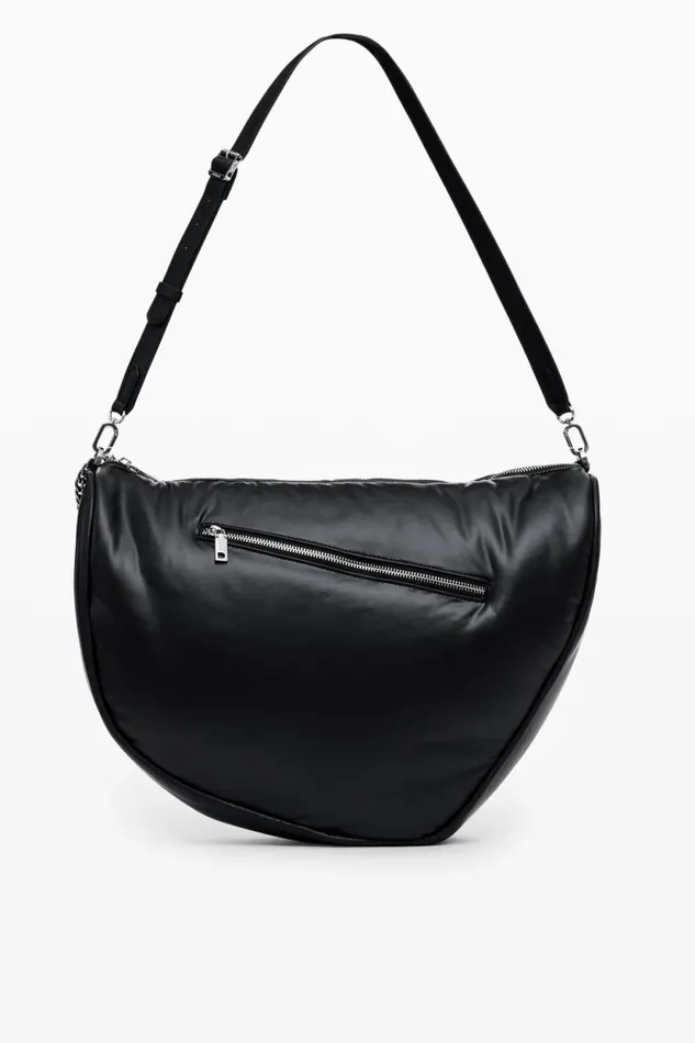 Bags Women Desigual Heart Fabric Bag Black