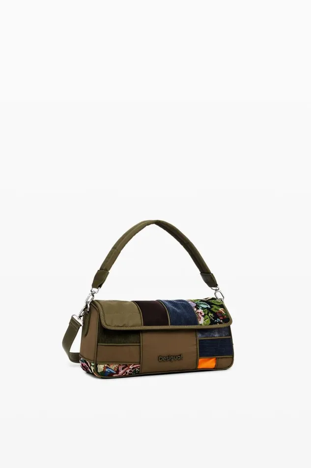Bags Women Desigual Patchwork Handbag Green