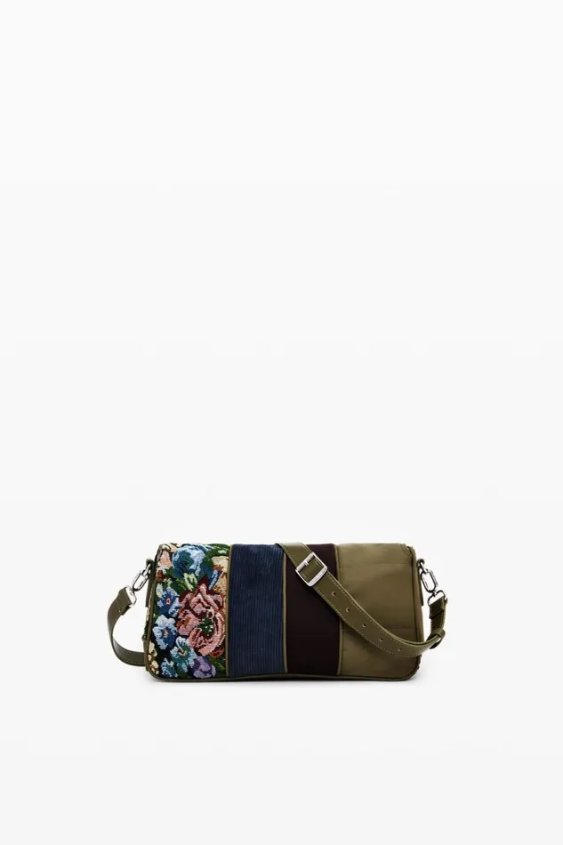 Bags Women Desigual Patchwork Handbag Green
