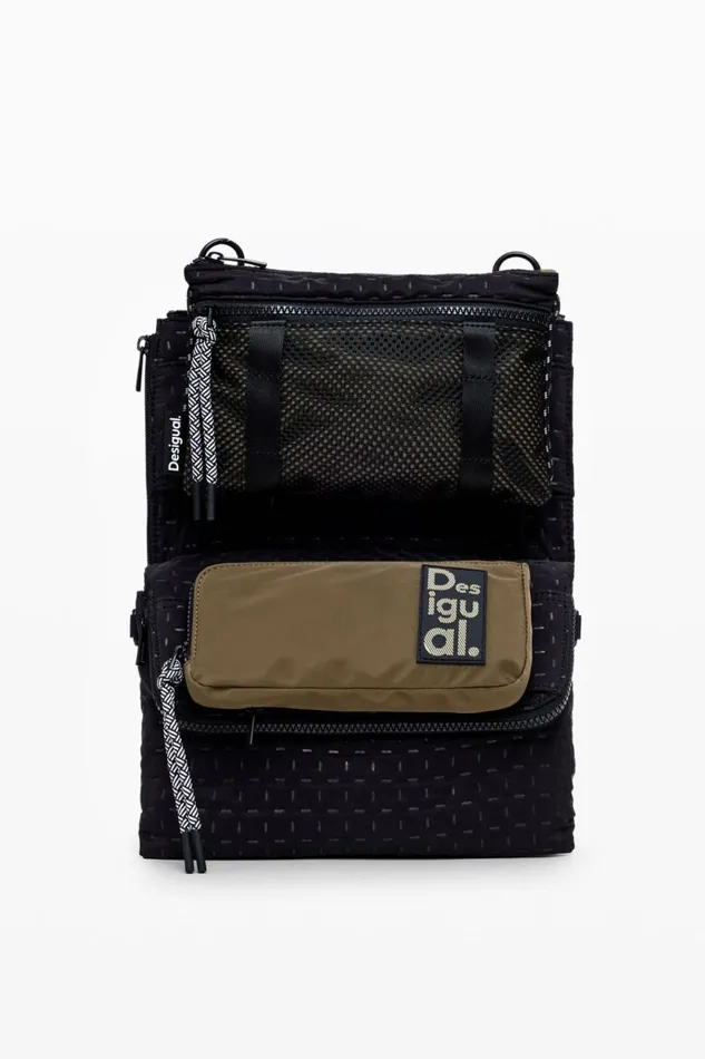 Bags Women Desigual Voyager Multiposition Bag Black