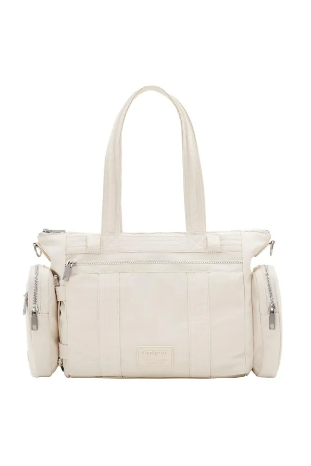 Bags Women Desigual Voyager S Multiposition Handbag White