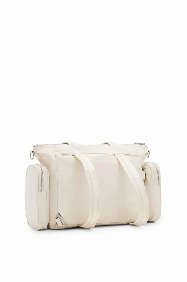 Bags Women Desigual Voyager S Multiposition Handbag White