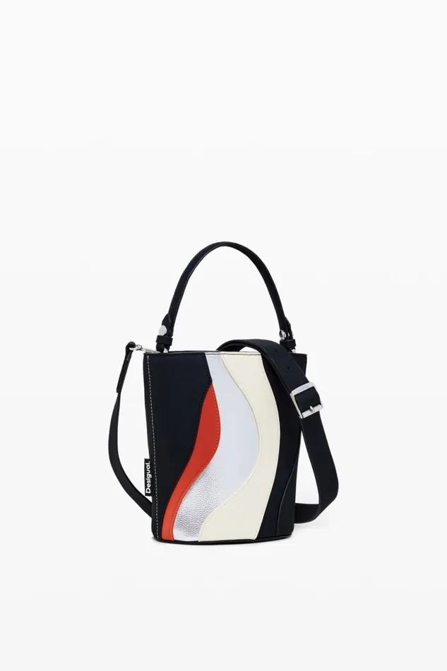 Bags Women Desigual Wave Shoulder Bag Materialfinishes
