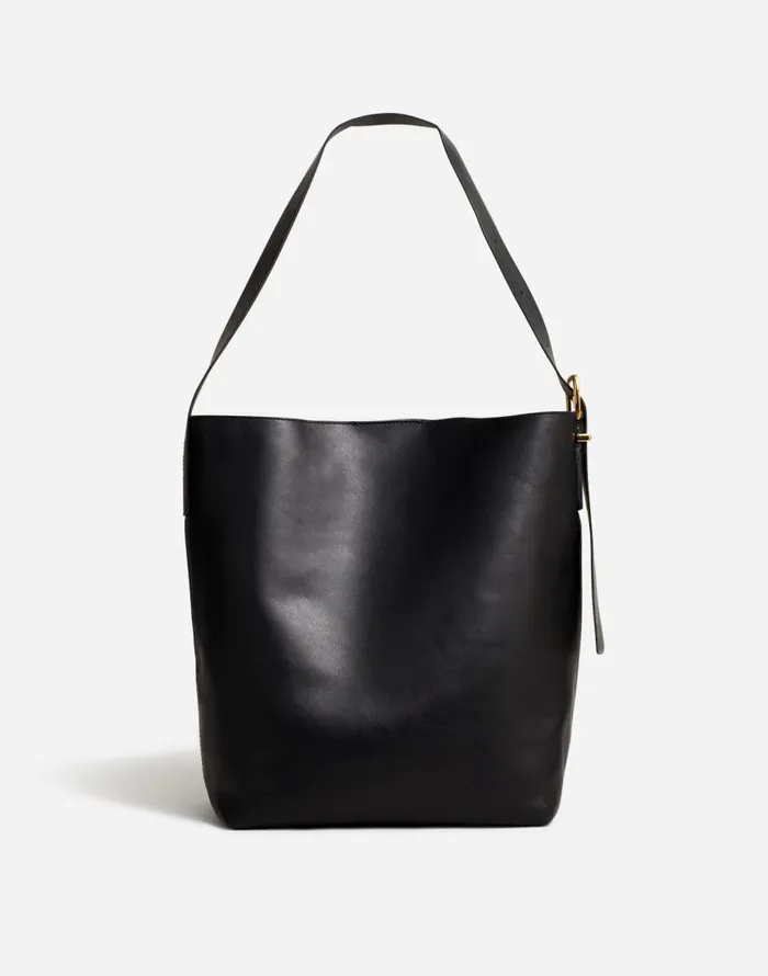 Bags Women Madewell The Essential Bucket Tote True Black