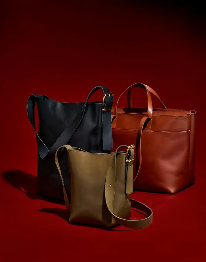 Bags Women Madewell The Essential Bucket Tote True Black