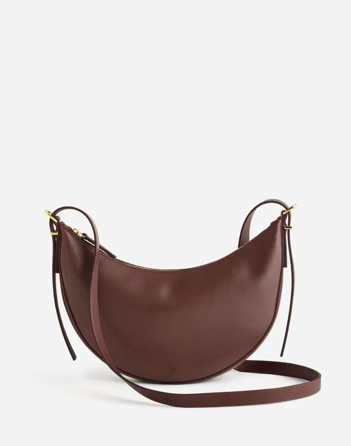 Bags Women Madewell The Essential Convertible Top Handle Crossbody Mini Bag Chocolate Raisin