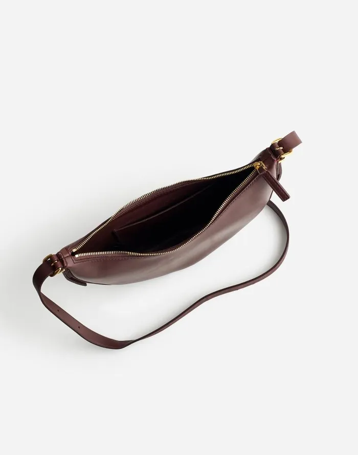 Bags Women Madewell The Essential Convertible Top Handle Crossbody Mini Bag Chocolate Raisin