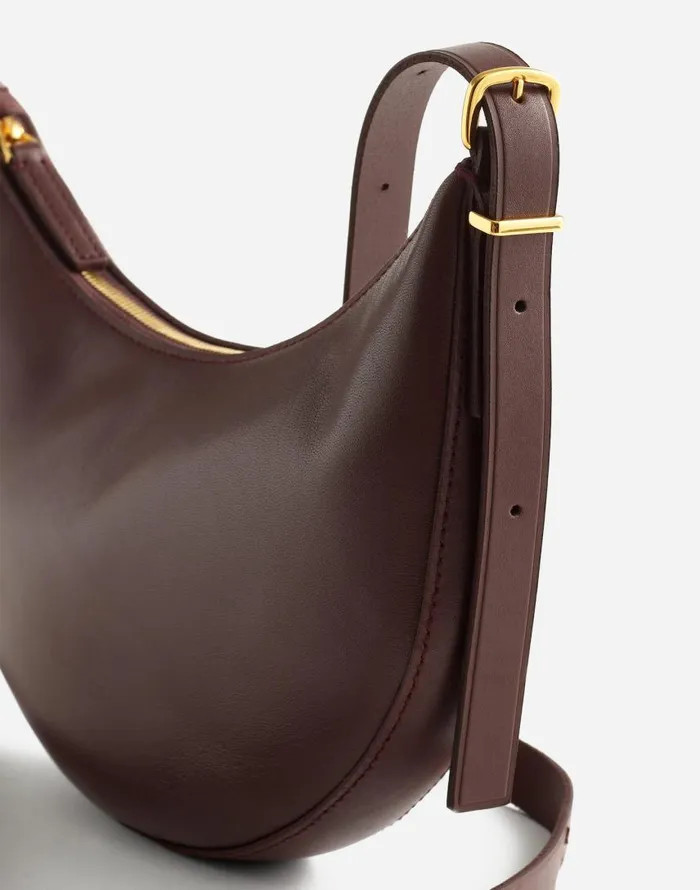 Bags Women Madewell The Essential Convertible Top Handle Crossbody Mini Bag Chocolate Raisin