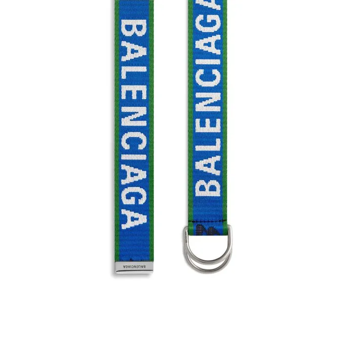 Balenciaga Belts Men Men039s D Ring Belt In Navy Blue Navy Blue