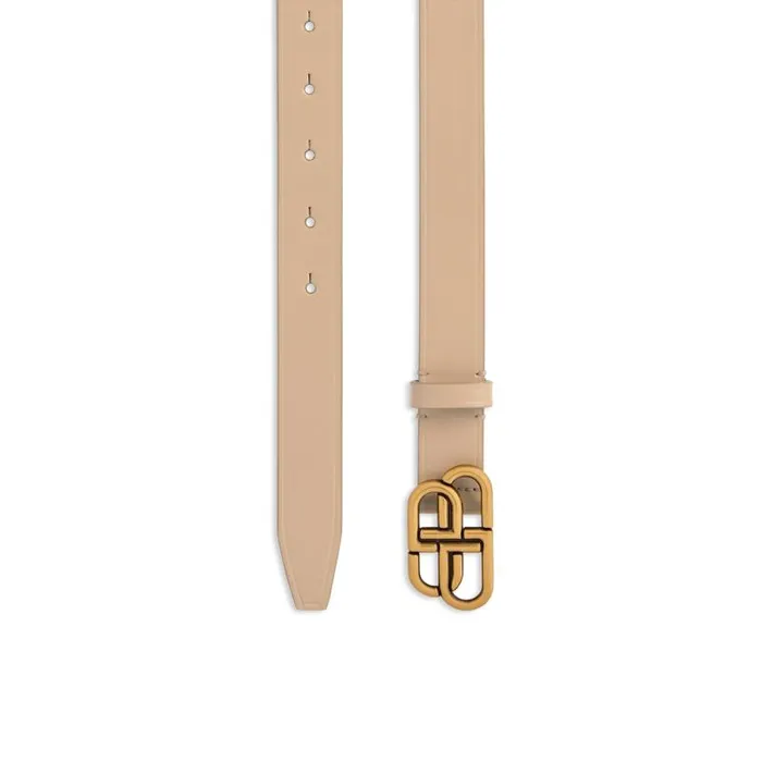Balenciaga Belts Women Women039s Bb Thin Belt In Latte Latte