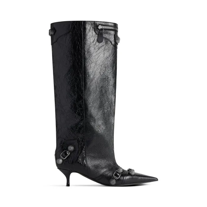 Balenciaga Boots and Ankle Boots Women Women039s Cagole Wide 50mm Boot In Black Black Balenciaga Boots and Ankle Boots Women Women039s Cagole Wide 50mm Boot In Black Black
