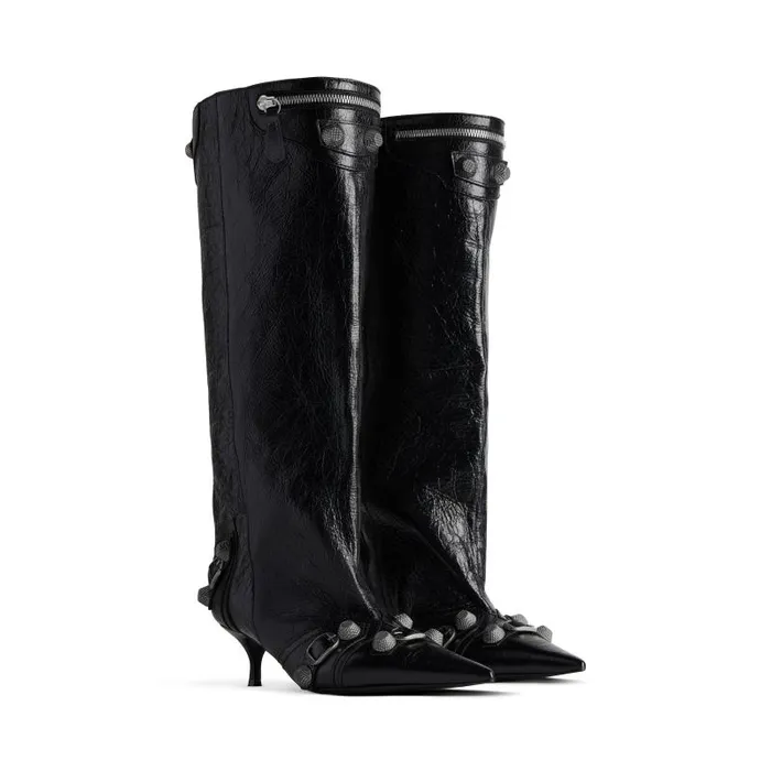 Balenciaga Boots and Ankle Boots Women Women039s Cagole Wide 50mm Boot In Black Black Balenciaga Boots and Ankle Boots Women Women039s Cagole Wide 50mm Boot In Black Black