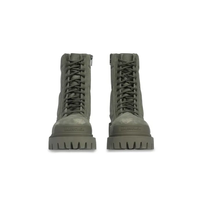 Balenciaga Boots and Derbies Men Men039s Combat Strike 20mm Boot In Kaki Kaki Balenciaga Boots and Derbies Men Men039s Combat Strike 20mm Boot In Kaki Kaki