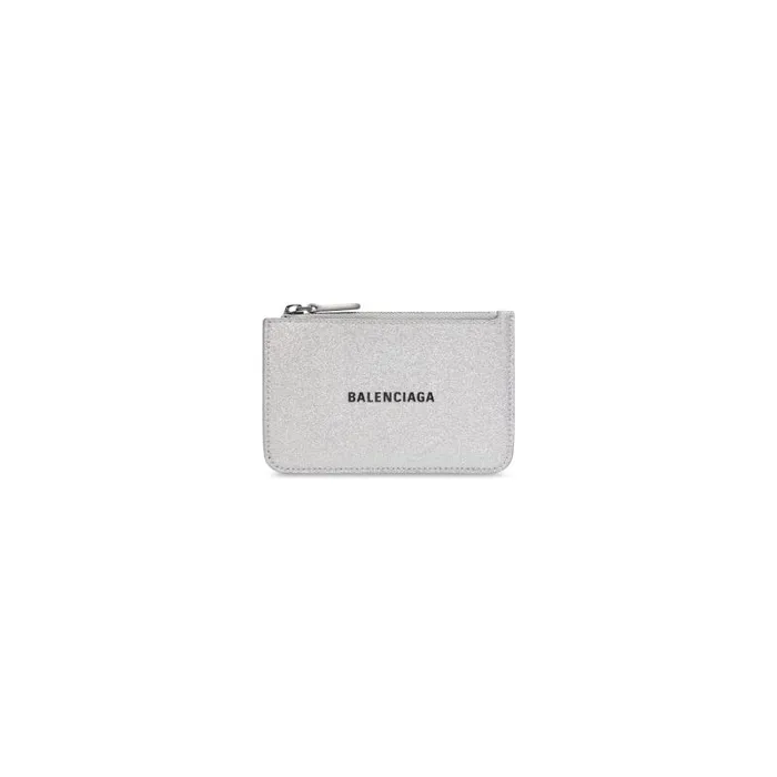 Balenciaga Card Holders Women Women039s Cash Large Long Coin And Card Holder Sparkling Fabric In Silver Silver Balenciaga Card Holders Women Women039s Cash Large Long Coin And Card Holder Sparkling Fabric In Silver Silver