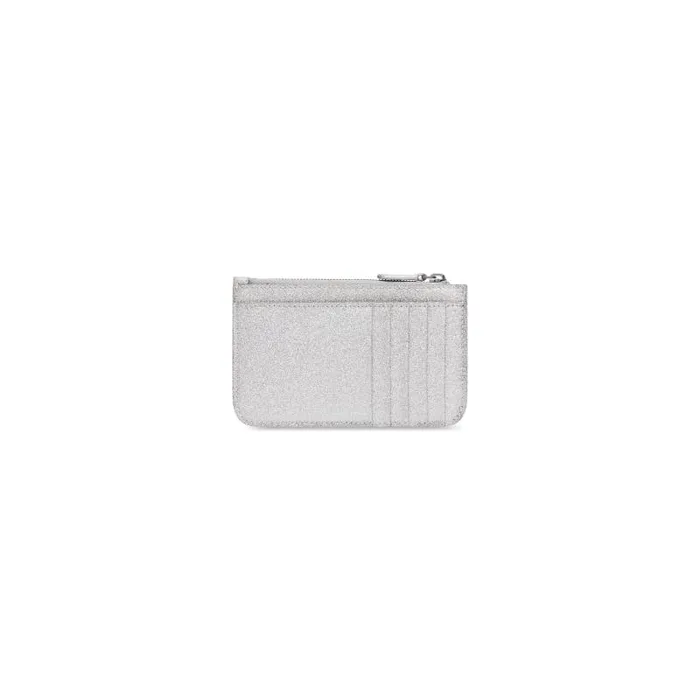 Balenciaga Card Holders Women Women039s Cash Large Long Coin And Card Holder Sparkling Fabric In Silver Silver Balenciaga Card Holders Women Women039s Cash Large Long Coin And Card Holder Sparkling Fabric In Silver Silver