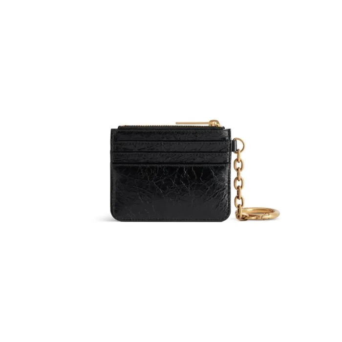 Balenciaga Card Holders Women Women039s Monaco Card Holder With Keychain In Black Black