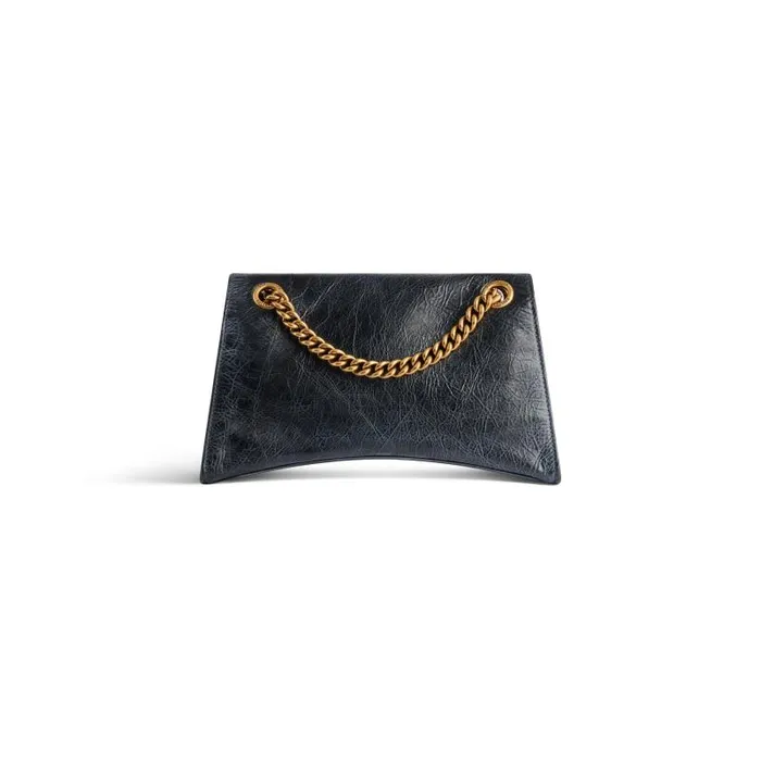 Balenciaga Chain Bags Women Women039s Crush Small Chain Bag Dirty Effect With Ny Souvenirs Charms In Black Black