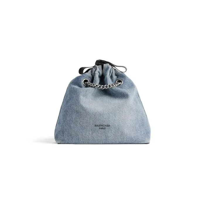 Balenciaga Chain Bags Women Women039s Crush Small Tote Bag Denim In Blue Blue
