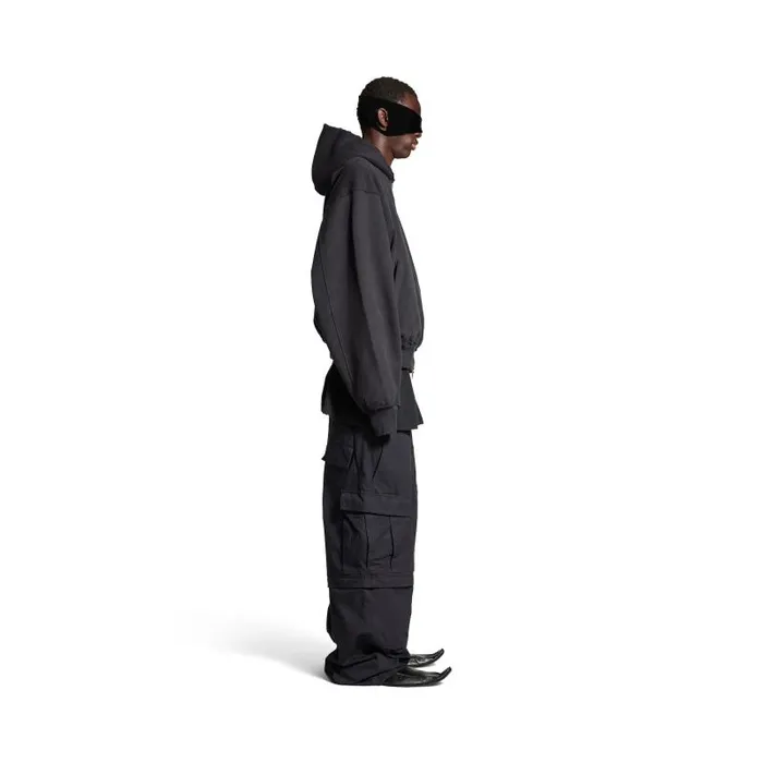 Balenciaga Coats and Jackets Men Men039s Agaicnelab Hooded Bomber In Blackorange Blackorange Balenciaga Coats and Jackets Men Men039s Agaicnelab Hooded Bomber In Blackorange Blackorange