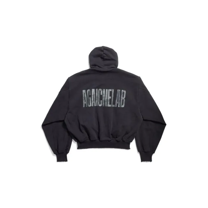 Balenciaga Coats and Jackets Men Men039s Agaicnelab Hooded Bomber In Blackorange Blackorange Balenciaga Coats and Jackets Men Men039s Agaicnelab Hooded Bomber In Blackorange Blackorange