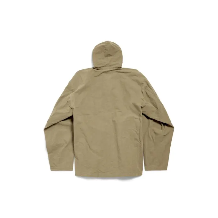 Balenciaga Coats and Jackets Men Men039s Hooded Zipup Jacket In Green Green