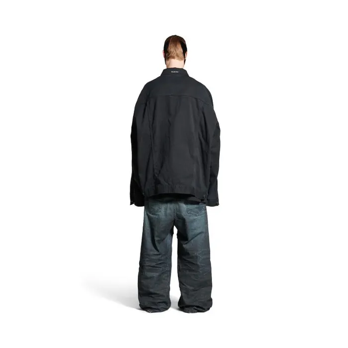 Balenciaga Coats and Jackets Men Men039s Oversized Jacket In Black Black Balenciaga Coats and Jackets Men Men039s Oversized Jacket In Black Black