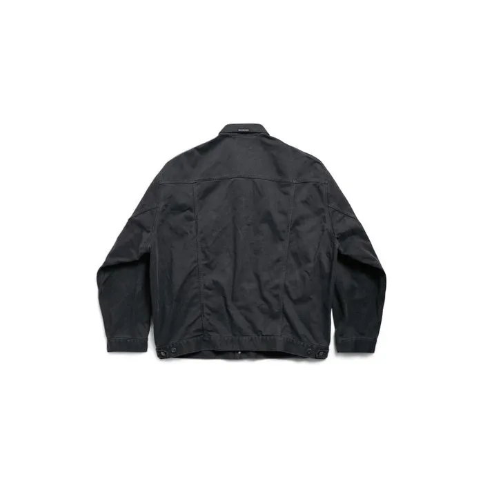 Balenciaga Coats and Jackets Men Men039s Oversized Jacket In Black Black Balenciaga Coats and Jackets Men Men039s Oversized Jacket In Black Black