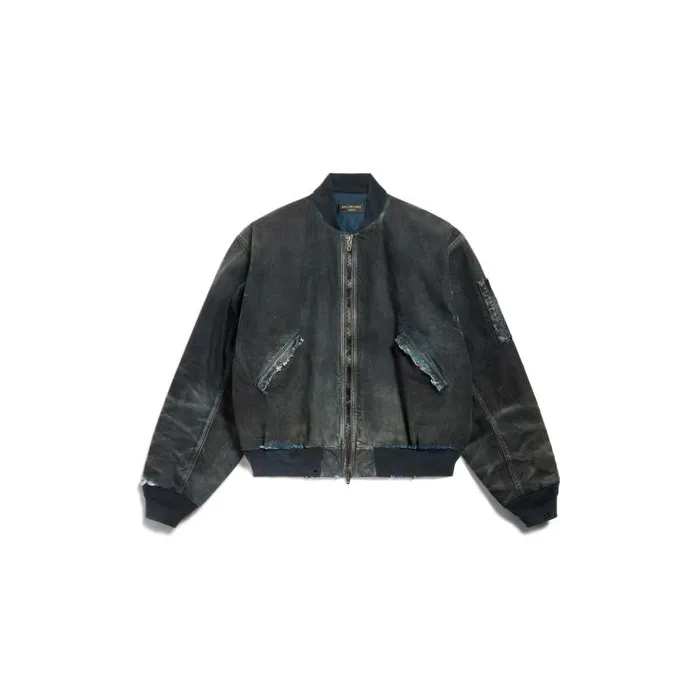 Balenciaga Coats and Jackets Women Women039s Bomber Jacket In Blue Blue Balenciaga Coats and Jackets Women Women039s Bomber Jacket In Blue Blue