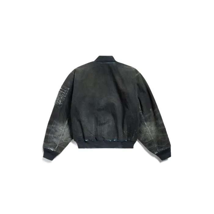 Balenciaga Coats and Jackets Women Women039s Bomber Jacket In Blue Blue Balenciaga Coats and Jackets Women Women039s Bomber Jacket In Blue Blue