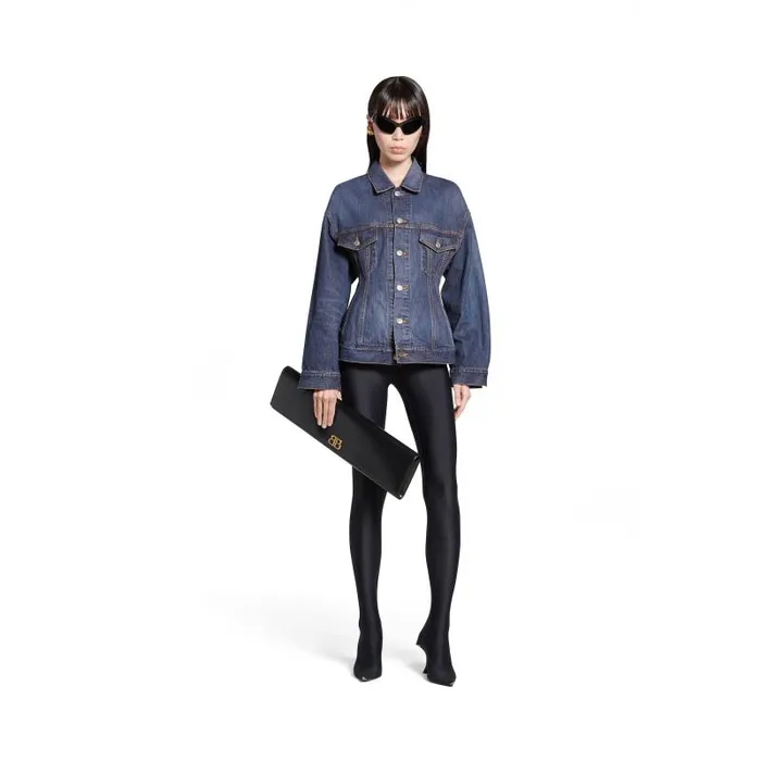 Balenciaga Coats and Jackets Women Women039s Hourglass Jacket In Dark Blue Dark Blue Balenciaga Coats and Jackets Women Women039s Hourglass Jacket In Dark Blue Dark Blue