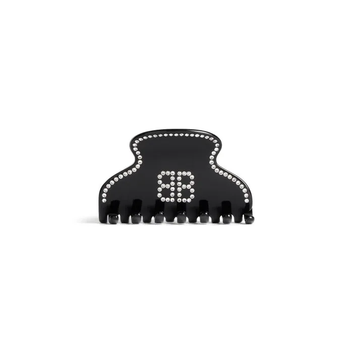 Balenciaga Hair Accessories Women Women039s Holli Bb Hair Grip In Black Black
