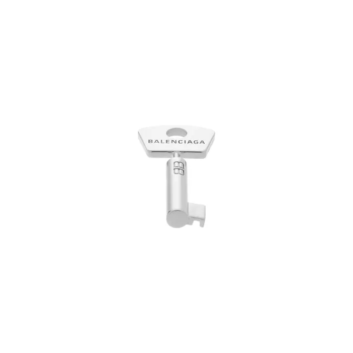 Balenciaga Jewelry WomenMen Amour Key Earring In Silver Silver