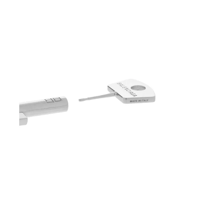 Balenciaga Jewelry WomenMen Amour Key Earring In Silver Silver