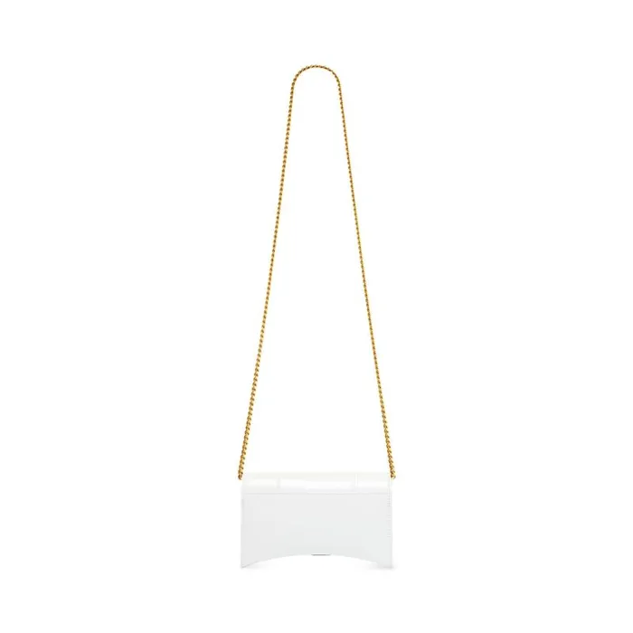 Balenciaga Mini Bags Women Women039s Hourglass Wallet On Chain Box In White White Balenciaga Mini Bags Women Women039s Hourglass Wallet On Chain Box In White White
