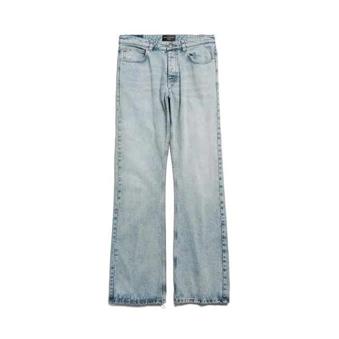 Balenciaga Pants WomenMen Low Waist Straight Pants In Light Blue Light Blue Balenciaga Pants WomenMen Low Waist Straight Pants In Light Blue Light Blue