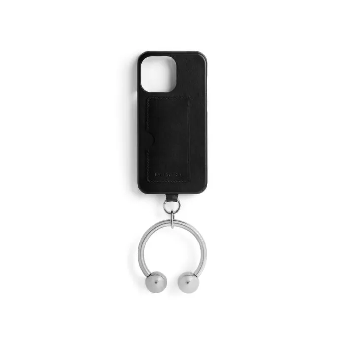 Balenciaga Phone Accessories and Keyrings Men Piercing Phone Case In Black Black Balenciaga Phone Accessories and Keyrings Men Piercing Phone Case In Black Black