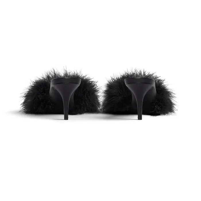 Balenciaga Pumps and Heels Women Women039s Boudoir 70mm Sandal In Black Black