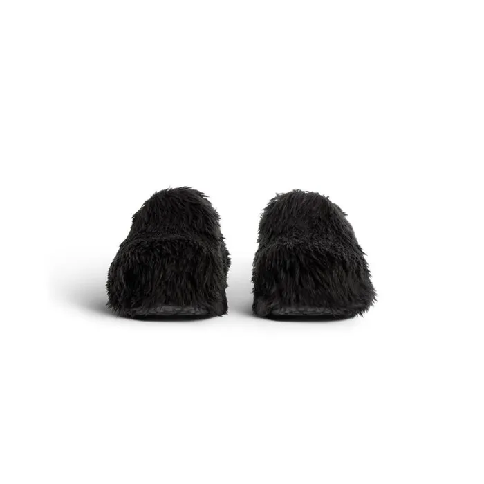 Balenciaga Sandals and Mules Men Men039s Crocs Mule Fake Fur In Black Black Balenciaga Sandals and Mules Men Men039s Crocs Mule Fake Fur In Black Black