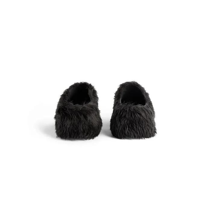 Balenciaga Sandals and Mules Men Men039s Crocs Mule Fake Fur In Black Black Balenciaga Sandals and Mules Men Men039s Crocs Mule Fake Fur In Black Black