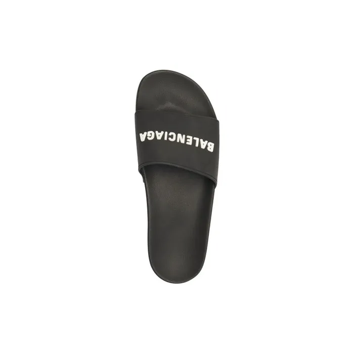 Balenciaga Sandals and Mules Men Men039s Pool Slide Sandal In Blackwhite Blackwhite