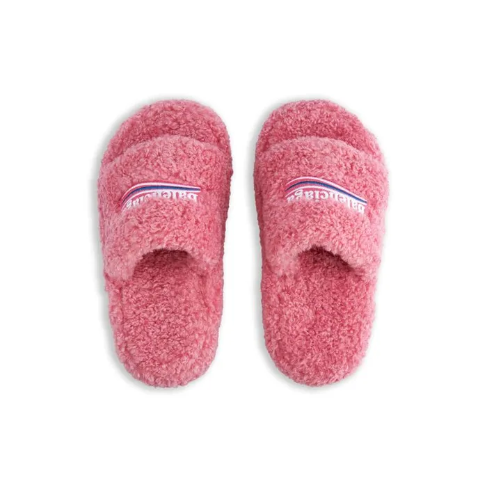 Balenciaga Sandals and Mules Women Women039s Furry Platform Sandal In Pink Pink Balenciaga Sandals and Mules Women Women039s Furry Platform Sandal In Pink Pink