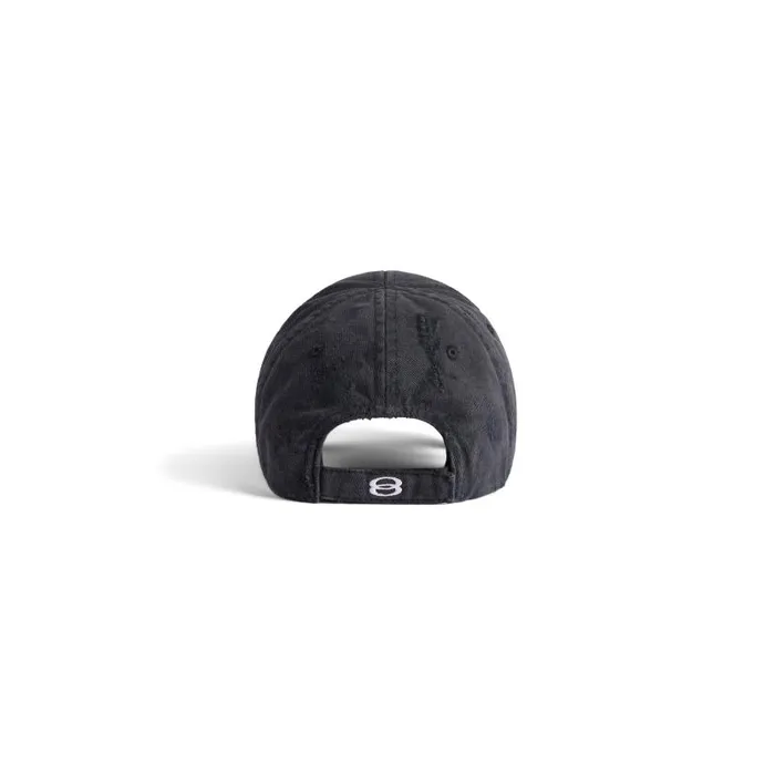 Balenciaga Scarves and Caps Men Men039s Unity Sports Icon Cap In Blackwhite Blackwhite